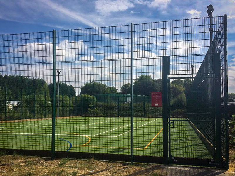 Exterior image of the multi use games area in Glapwell used for football